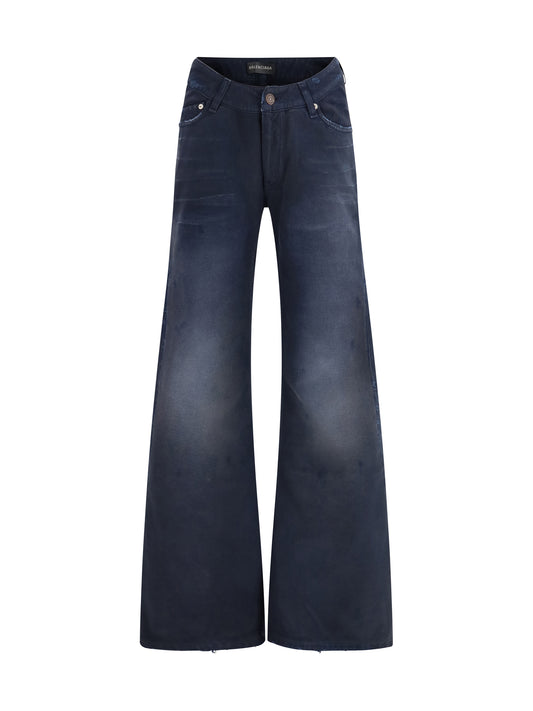 BALENCIAGA Curved Waist Jeans