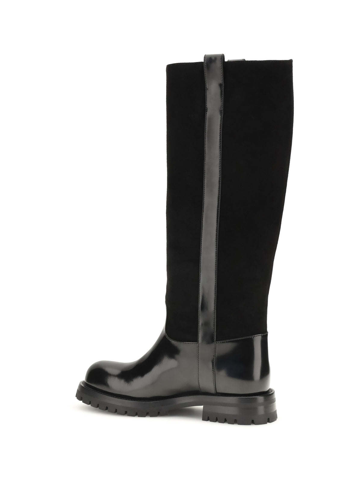 Dolce & Gabbana High suede and smooth leather Boots - Black/Black