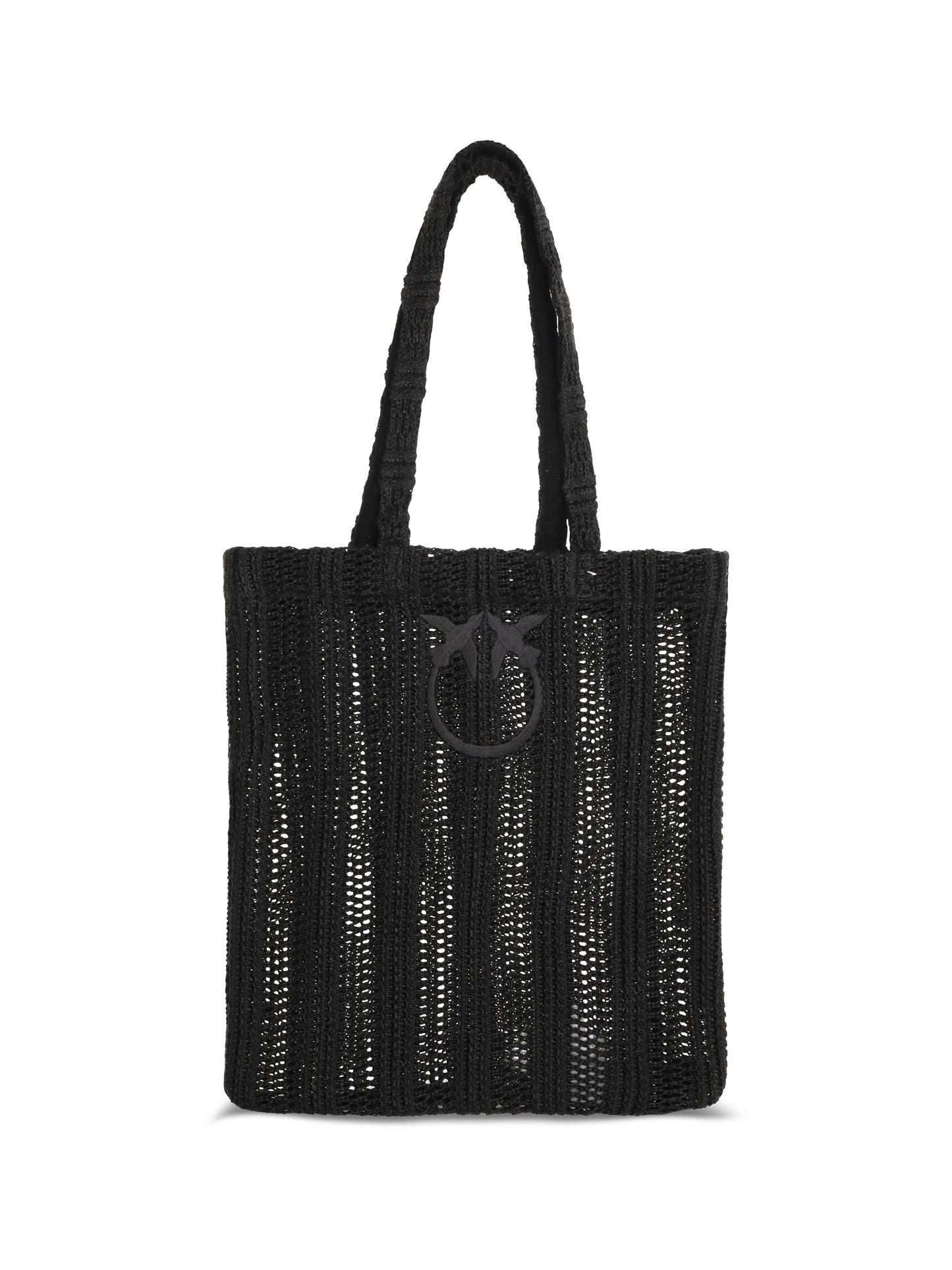 PINKO Medium Easy Tote Bag in raffia
