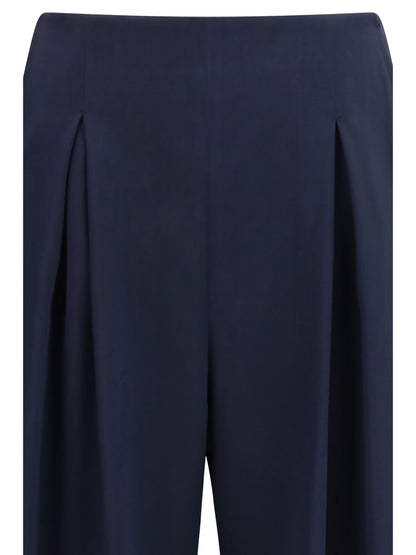 Max Mara Pure Palude wide-leg Pants - Blue Marino