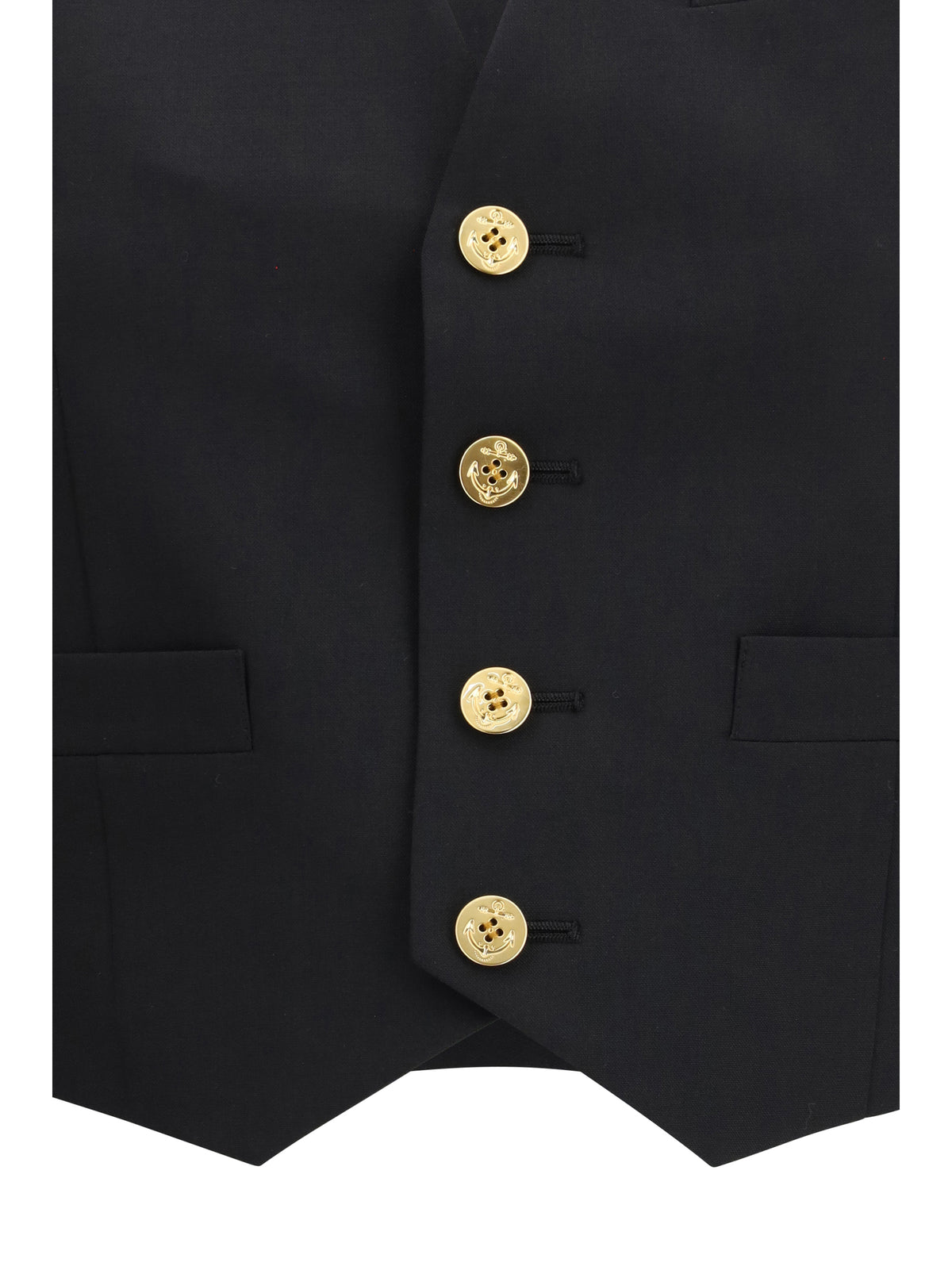 Sacai Twill Vest - Black