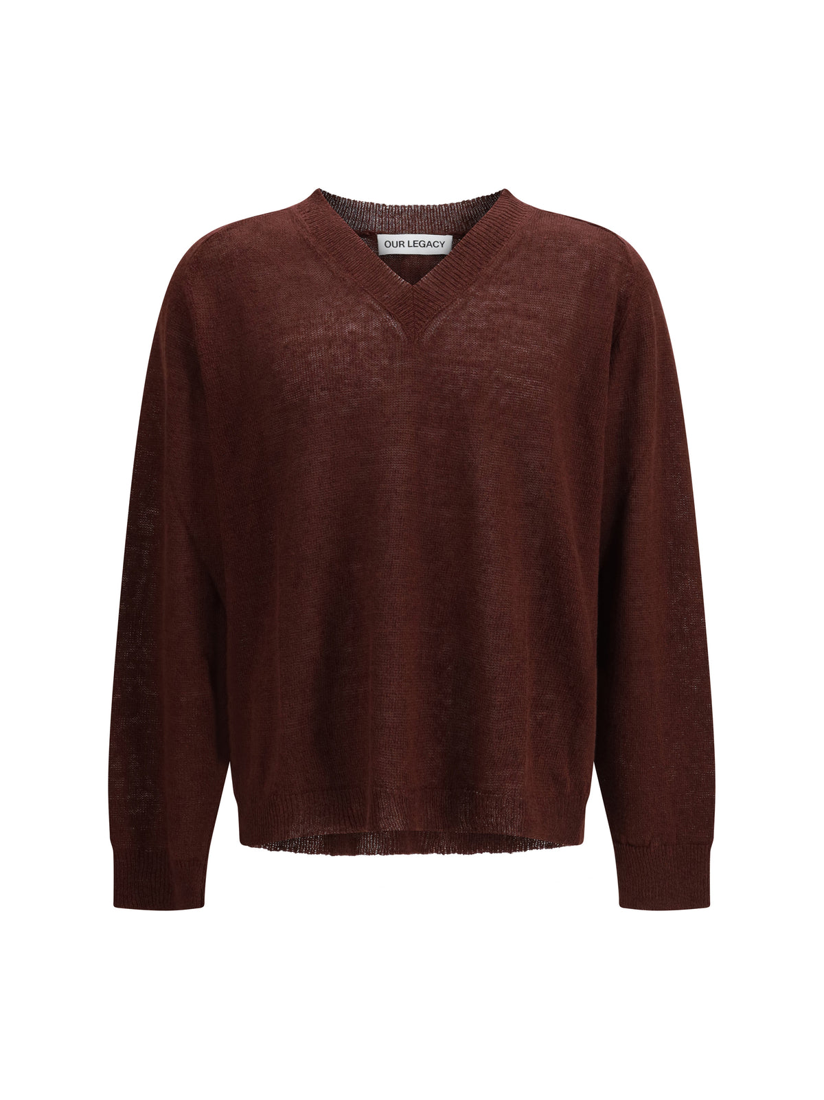 Our Legacy V-neck Sweater - Cabernet