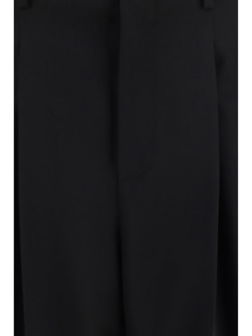 Dolce & Gabbana Wool gabardine Pants - Black