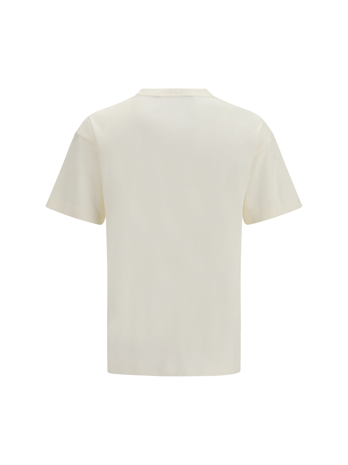 Palm Angels Logo crewneck T-shirt - Off White - Black