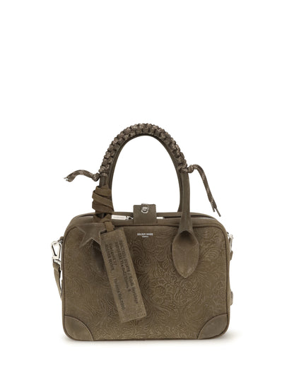Golden Goose Vita leather Handbag - Military Green