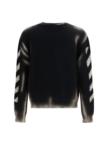 OFF-WHITE Diag Corrosion Sweater