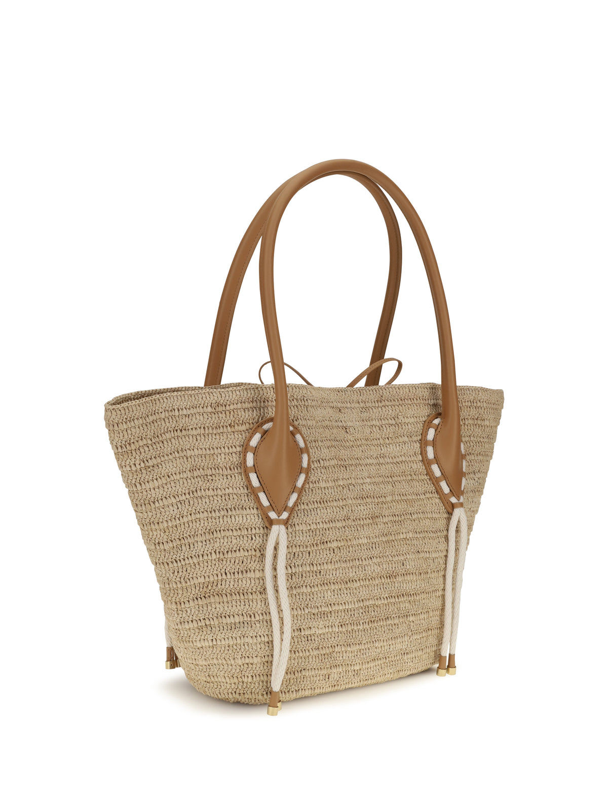 Christian Louboutin Large Venus Basket Shoulder Bag - Natural/Leather