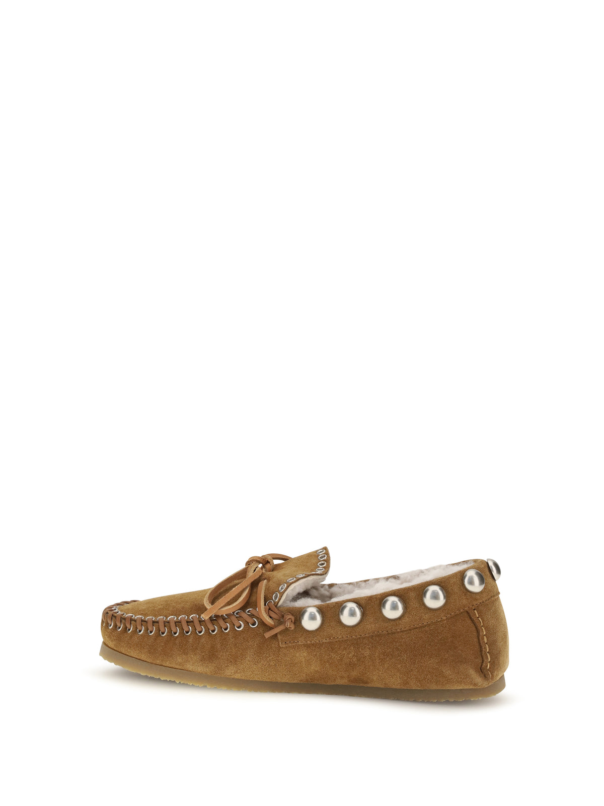 Isabel Marant Fitza suede Loafers - Cognac