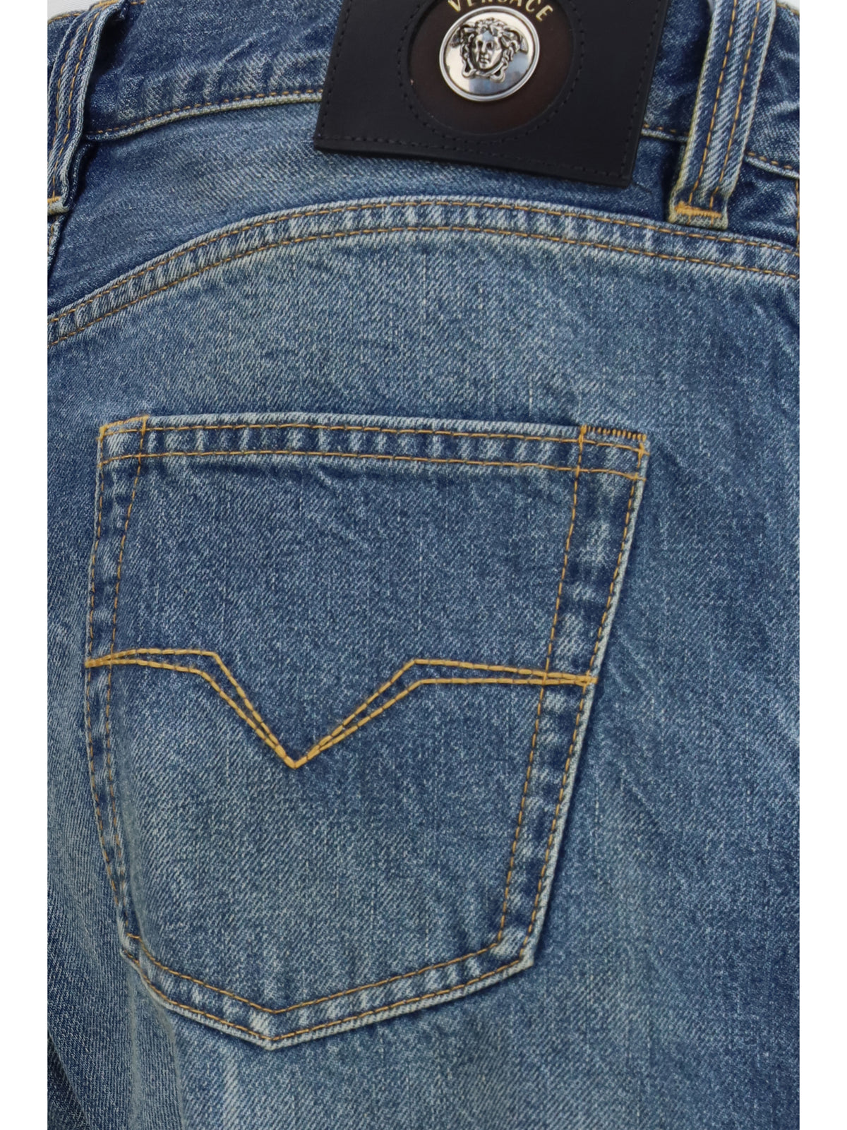 Versace Straight-leg denim Jeans - Medium Blue