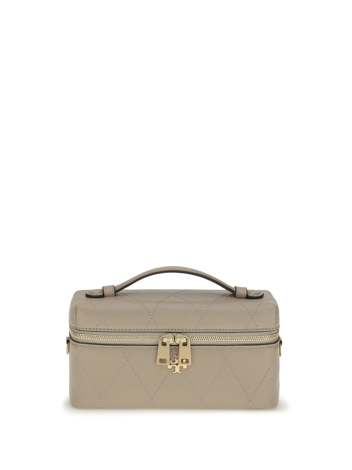 Tory Burch Charlie Beauty Case - Soft Cement