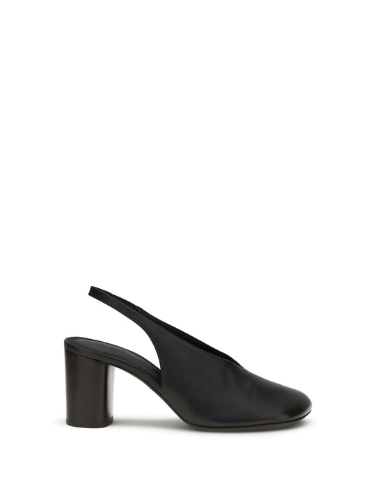 LEMAIRE Pumps with a back strap and square toe