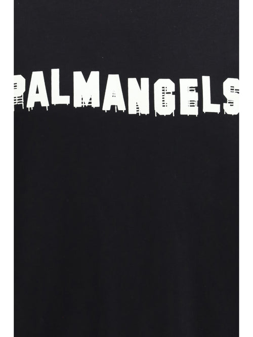 Palm Angels Palm Hills logo crewneck Sweatshirt - Black - Off White