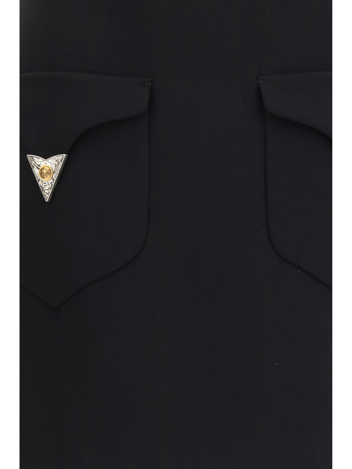 Versace Wool mini Skirt - Black