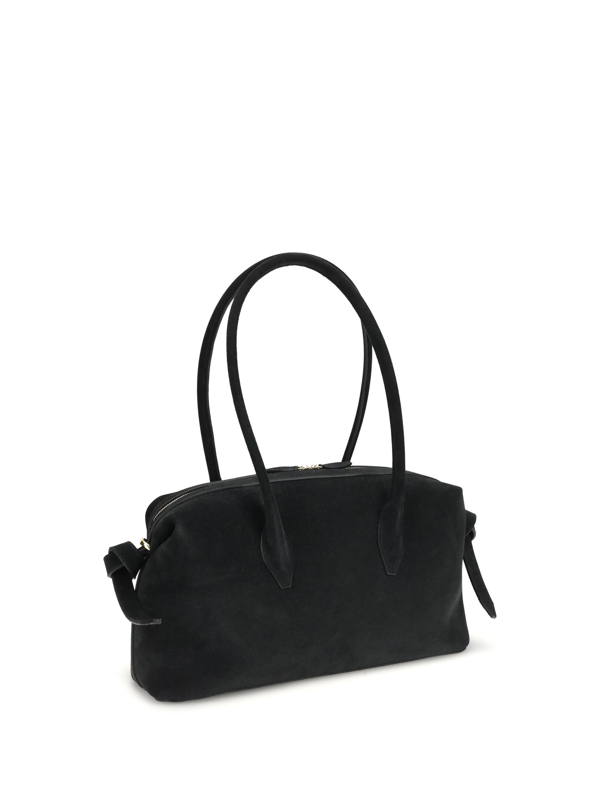 Yuzefi Brioche Shoulder Duffle Bag - Black
