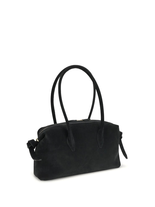 Yuzefi Brioche Shoulder Duffle Bag - Black