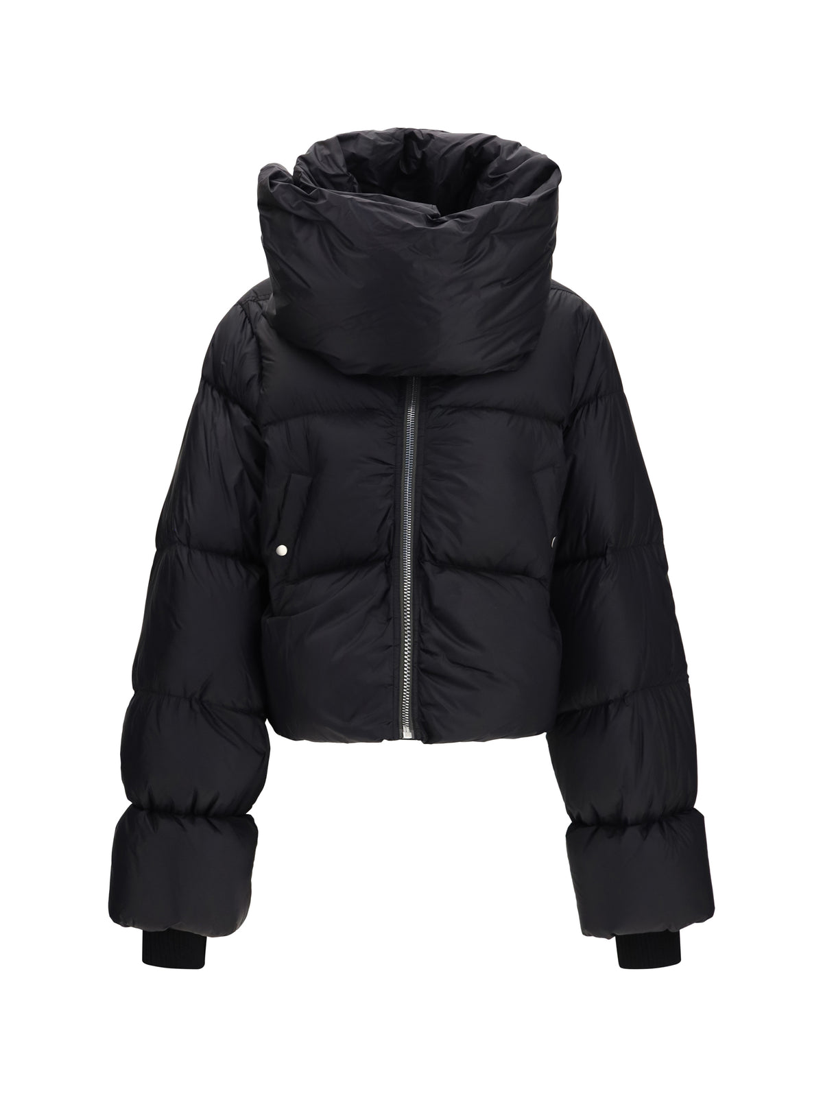 Rick Owens Padded Funnel Neck Jacket - Black
