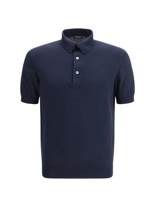 ZEGNA Cotton Polo with classic collar