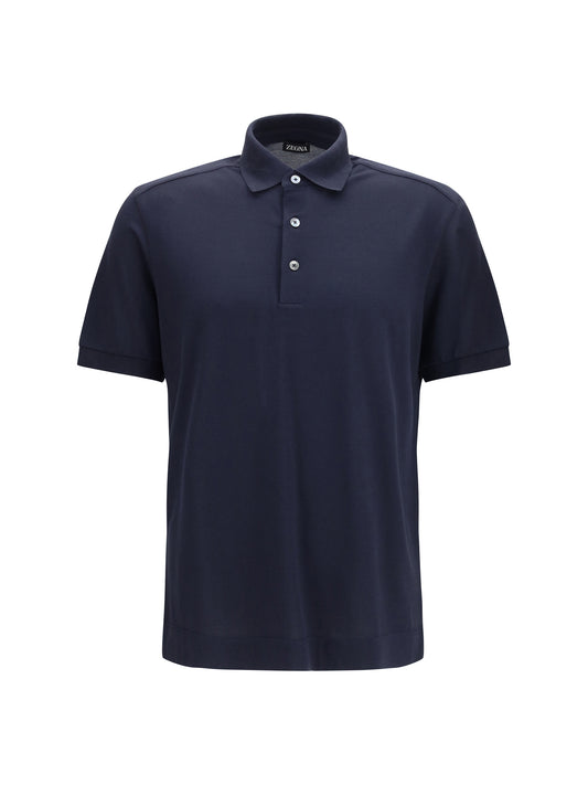 ZEGNA Cotton and silk Polo