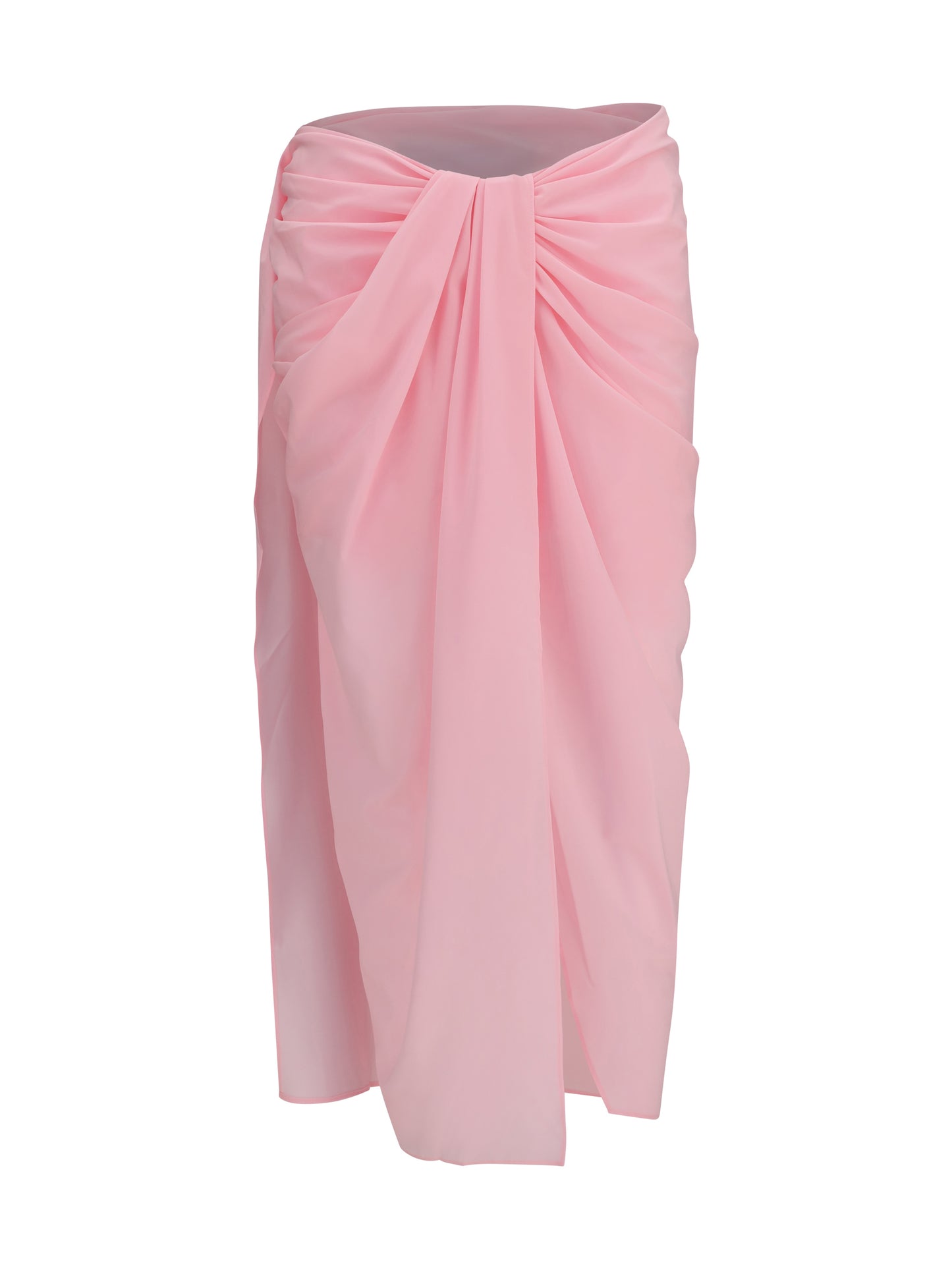 JACQUEMUS Pareo Skirt in stretch muslin