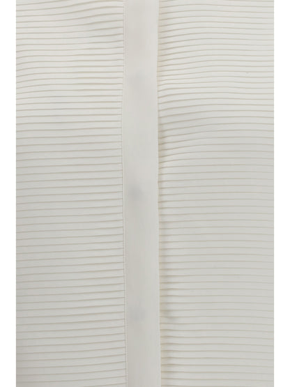 TOM FORD Tuxedo Shirt in silk with pleated bib