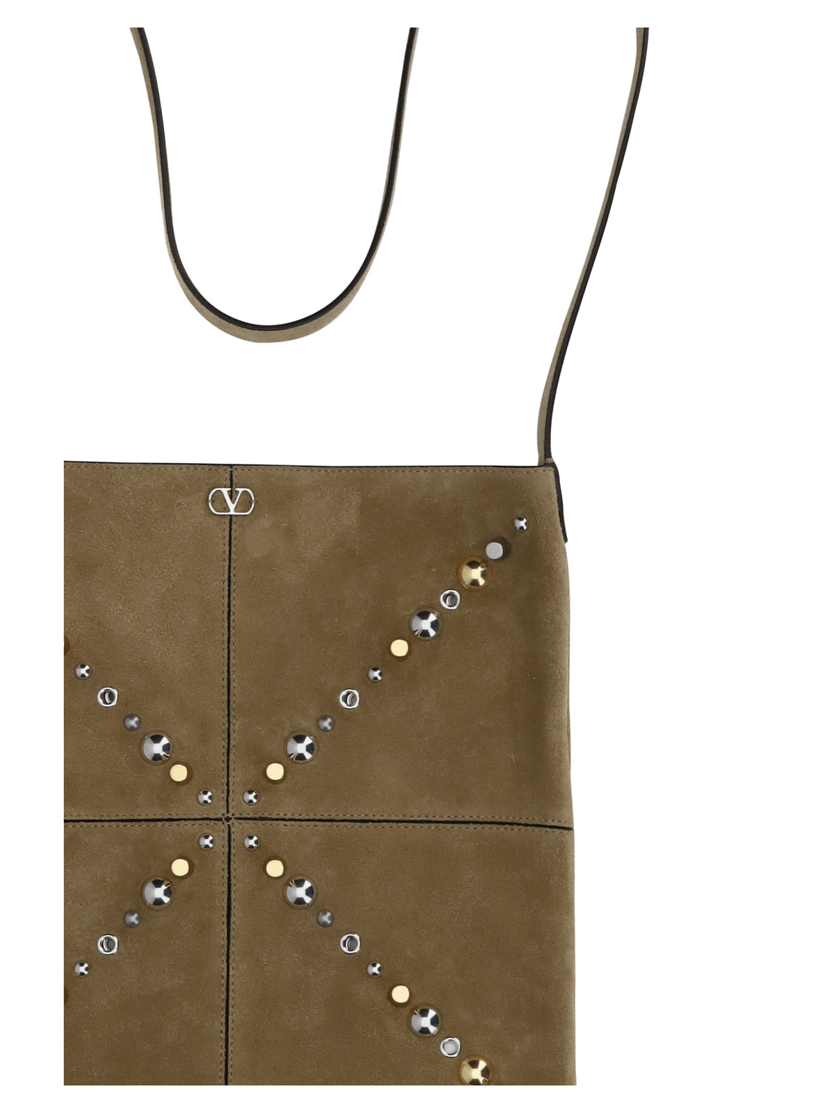 Valentino Garavani Nellcôte Shoulder Bag - Havana Beige