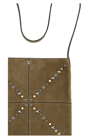 Valentino Garavani Nellcôte Shoulder Bag - Havana Beige