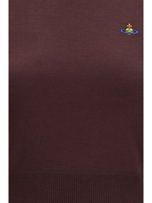 Vivienne Westwood Bea wool Top - Dark Mahogany