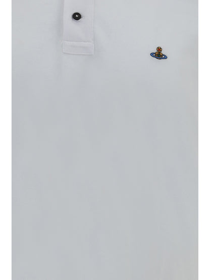 Vivienne Westwood Oversized long-sleeve Polo - White