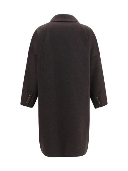 Brunello Cucinelli Cashmere Coat - Brown