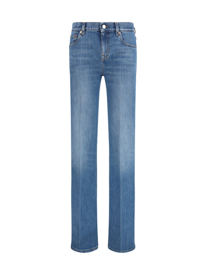 GUCCI Flare stretch cotton Jeans