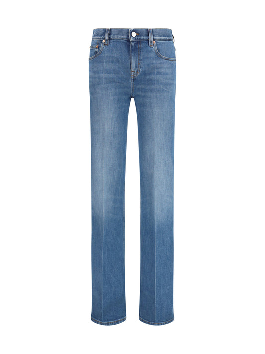 GUCCI Flare stretch cotton Jeans