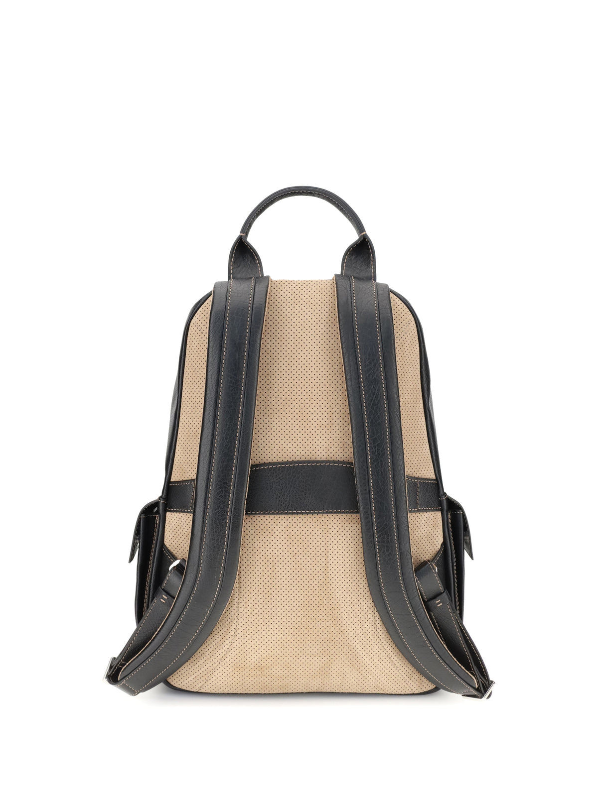 Brunello Cucinelli Leather Travel Backpack - Black