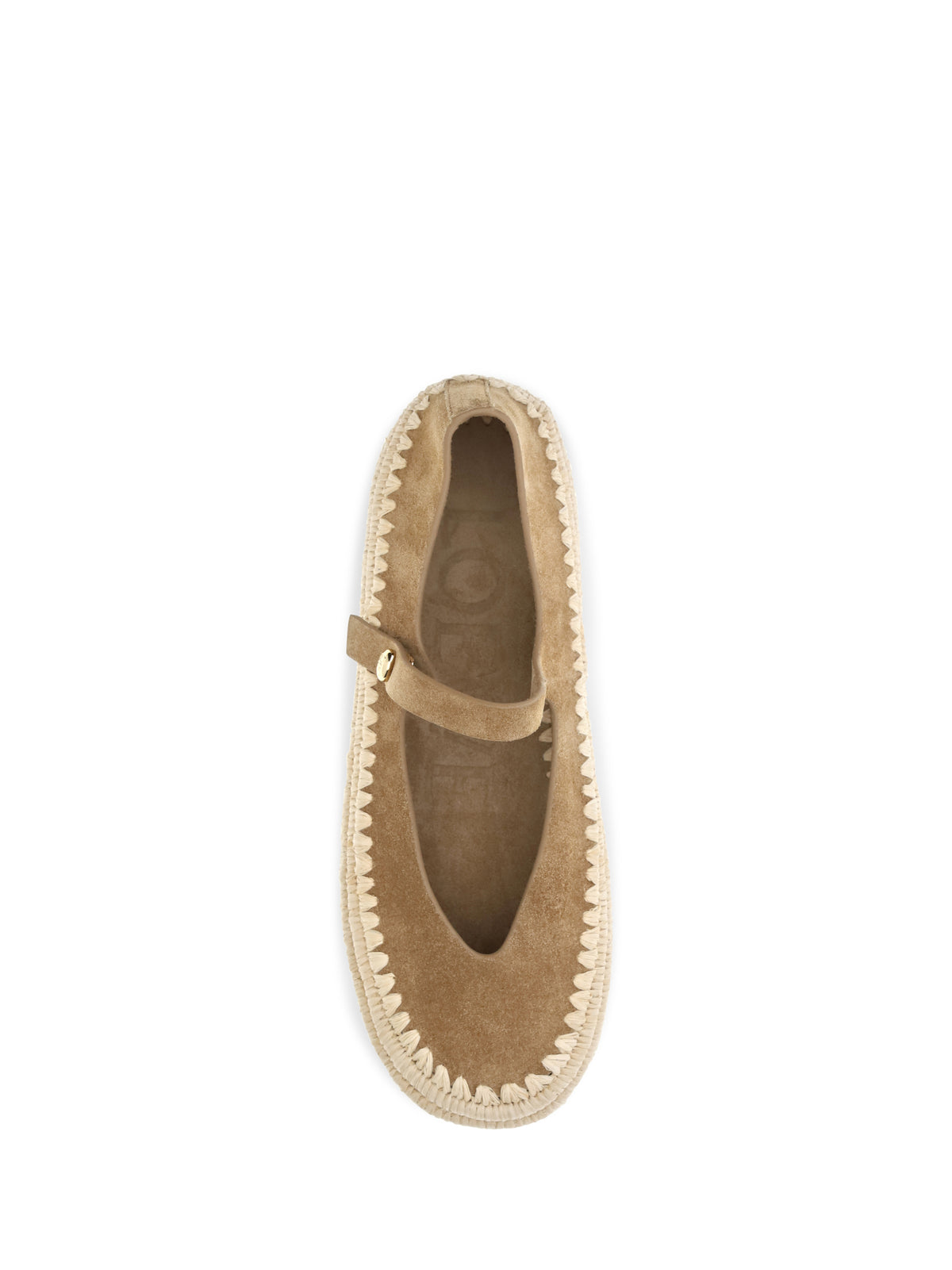Loewe Rio suede and raffia Mary Jane Espadrillas - Dark Beige