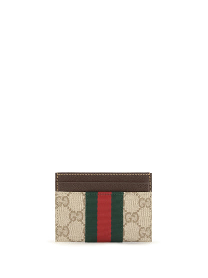 GUCCI Card Holder with Web stripe