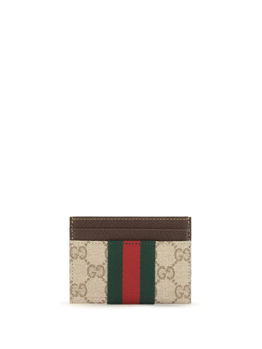 GUCCI Card Holder with Web stripe