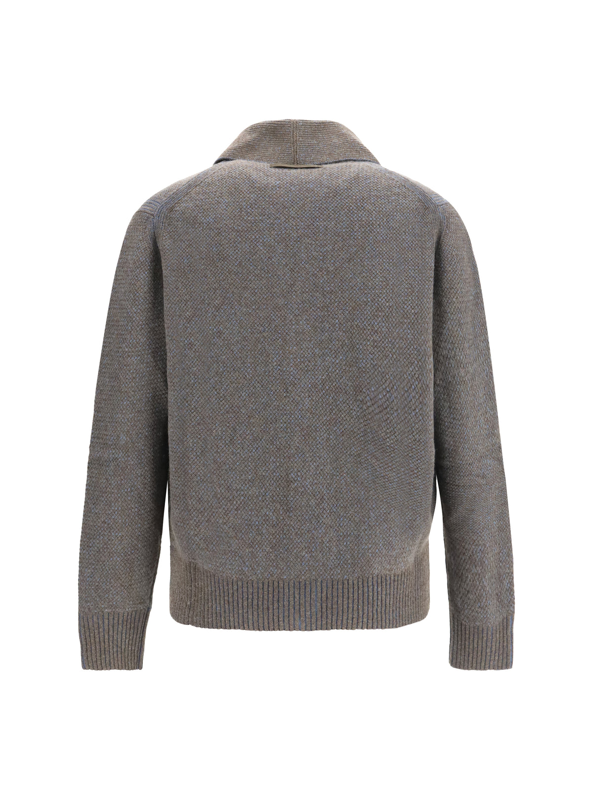 Zegna Cashmere and wool V-neck Cardigan - 001