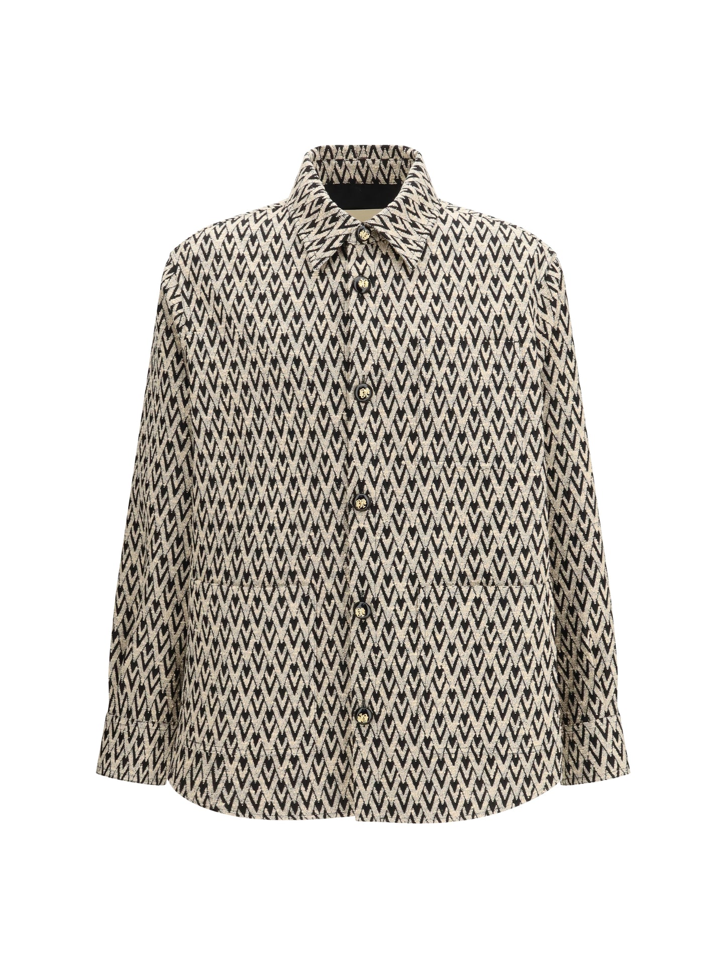 VALENTINO Mixed cotton jacquard Toute La V Jacket
