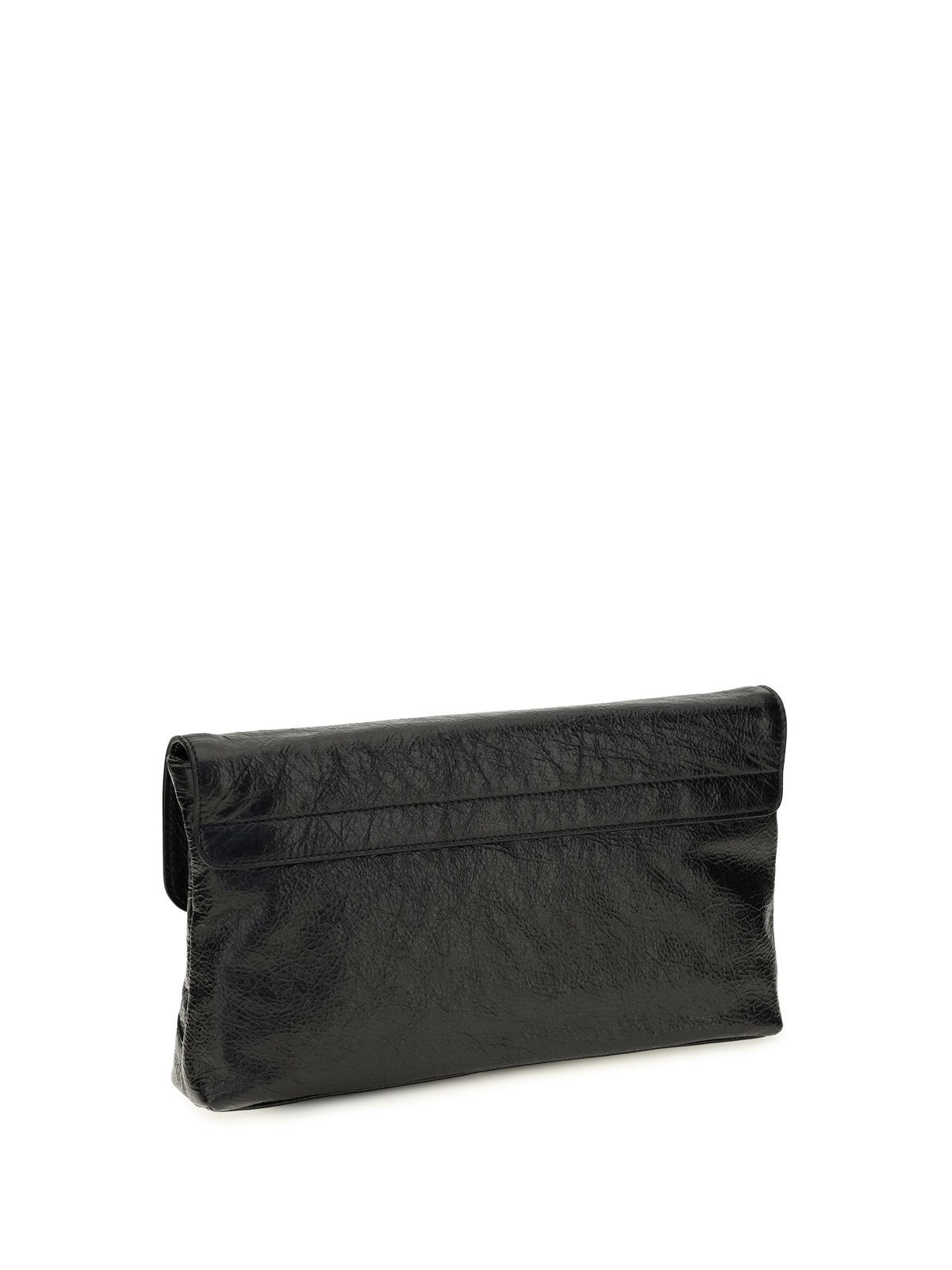 Balenciaga Le City Clutch in lambskin - Black