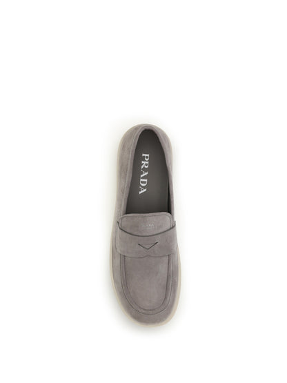 Prada Suede Loafers - Nube