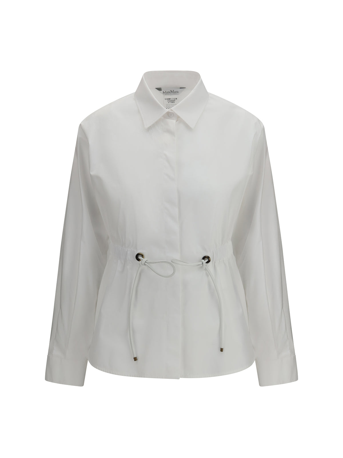 Max Mara Tazzina Shirt in cotton - White Ottico