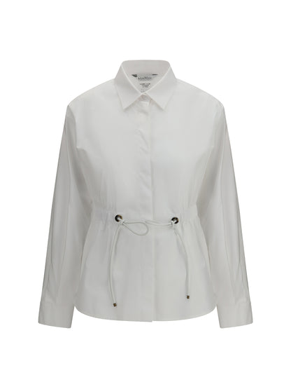 Max Mara Tazzina Shirt in cotton - White Ottico