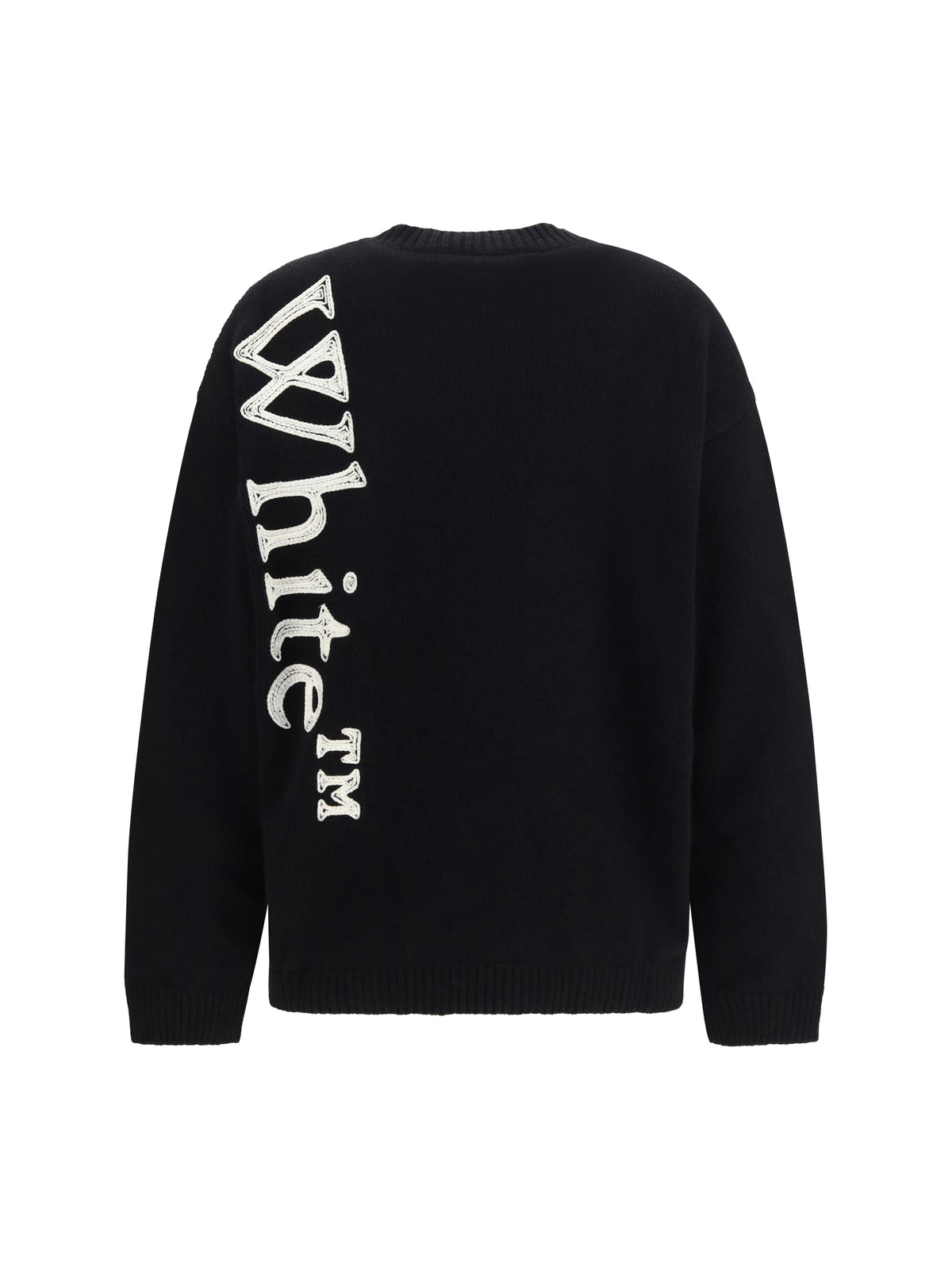 Off-White Vertical Bookish crewneck Sweater - Black Ivory