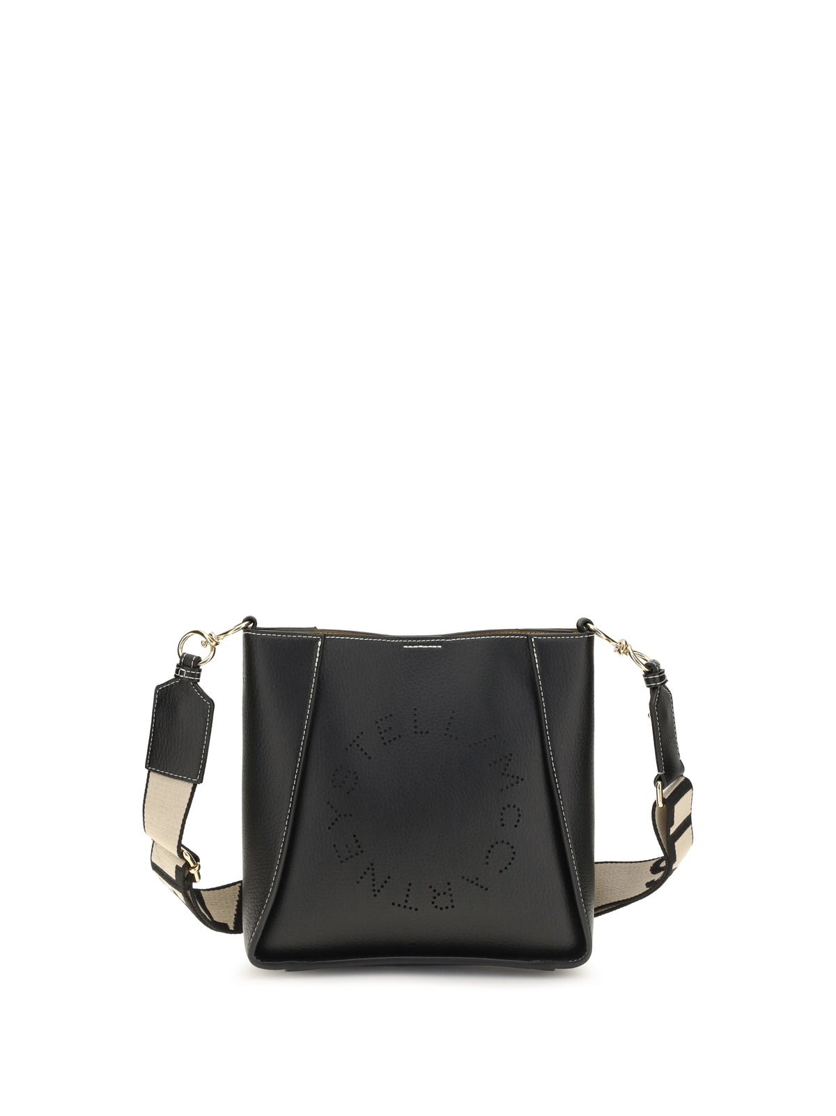 Stella Mccartney Logo Shoulder Bag - Black
