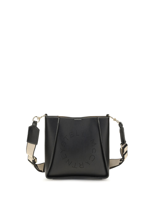 Stella Mccartney Logo Shoulder Bag - Black