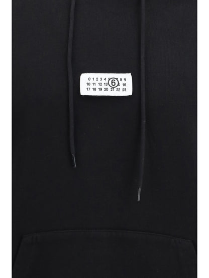 MM6 Maison Margiela Cotton Hoodie - Black