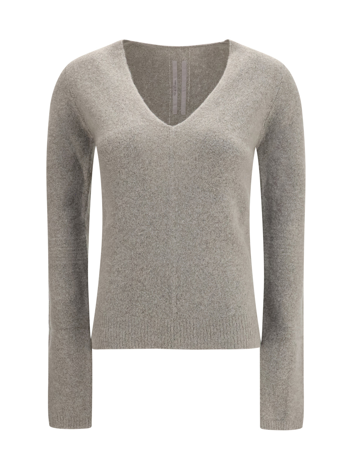 Rick Owens V-neck Sweater - Dust