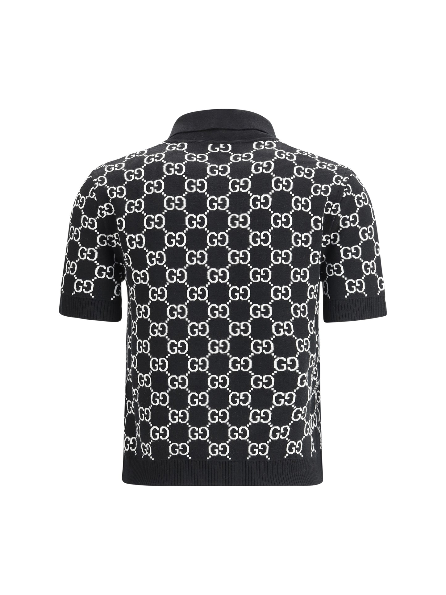 GUCCI GG wool jacquard Polo Top