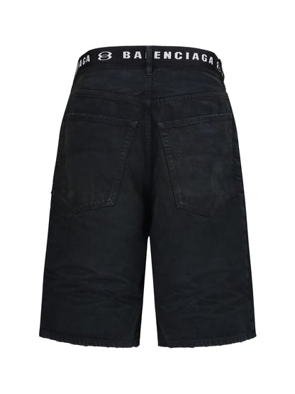 BALENCIAGA Belted Shorts