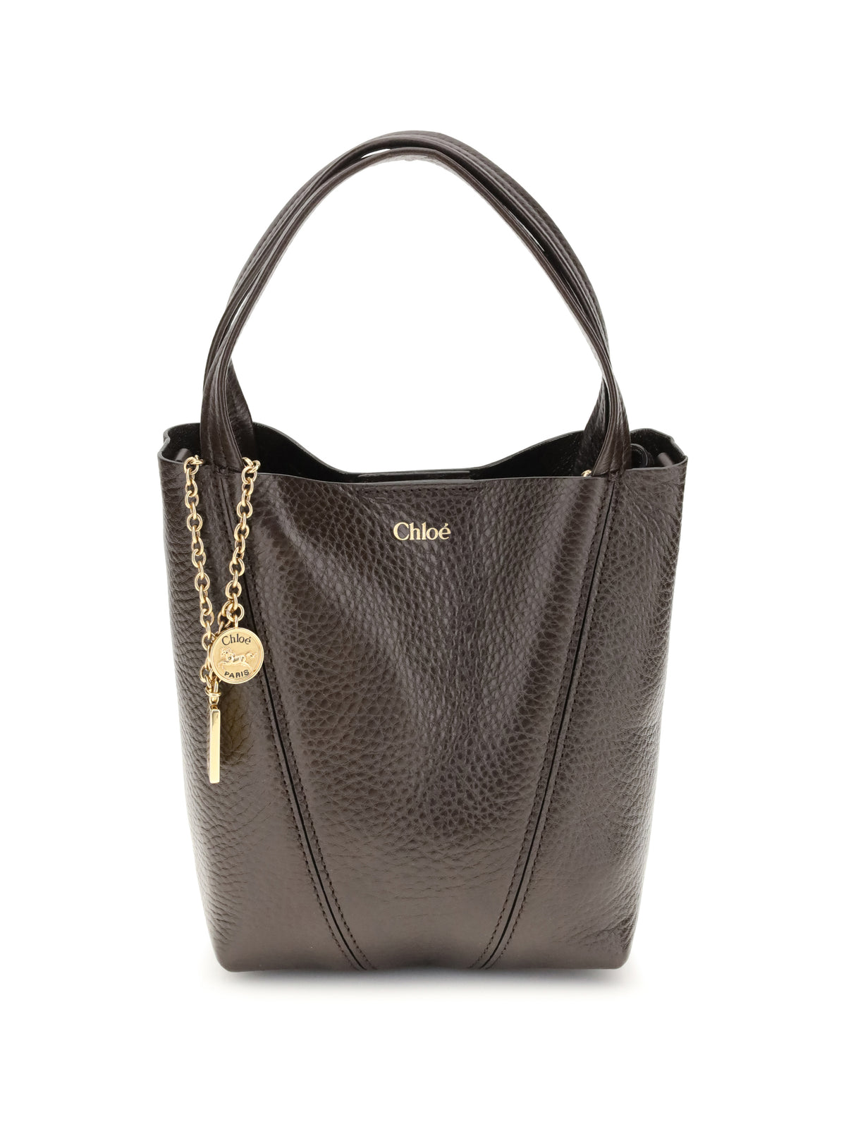 Chloé Spin Shoulder Bag - Kohl Brown