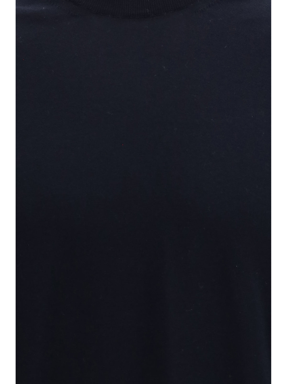 Piacenza Cashmere Short-sleeve crewneck Sweater - Dark Navy
